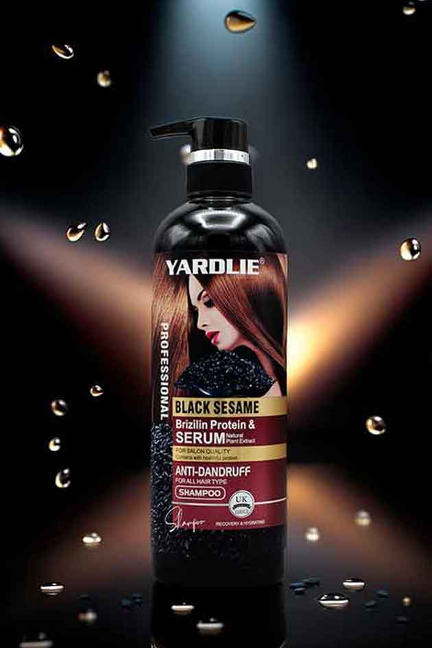 Yardlie Professional Black Sesame shampoo with Brazilian protein