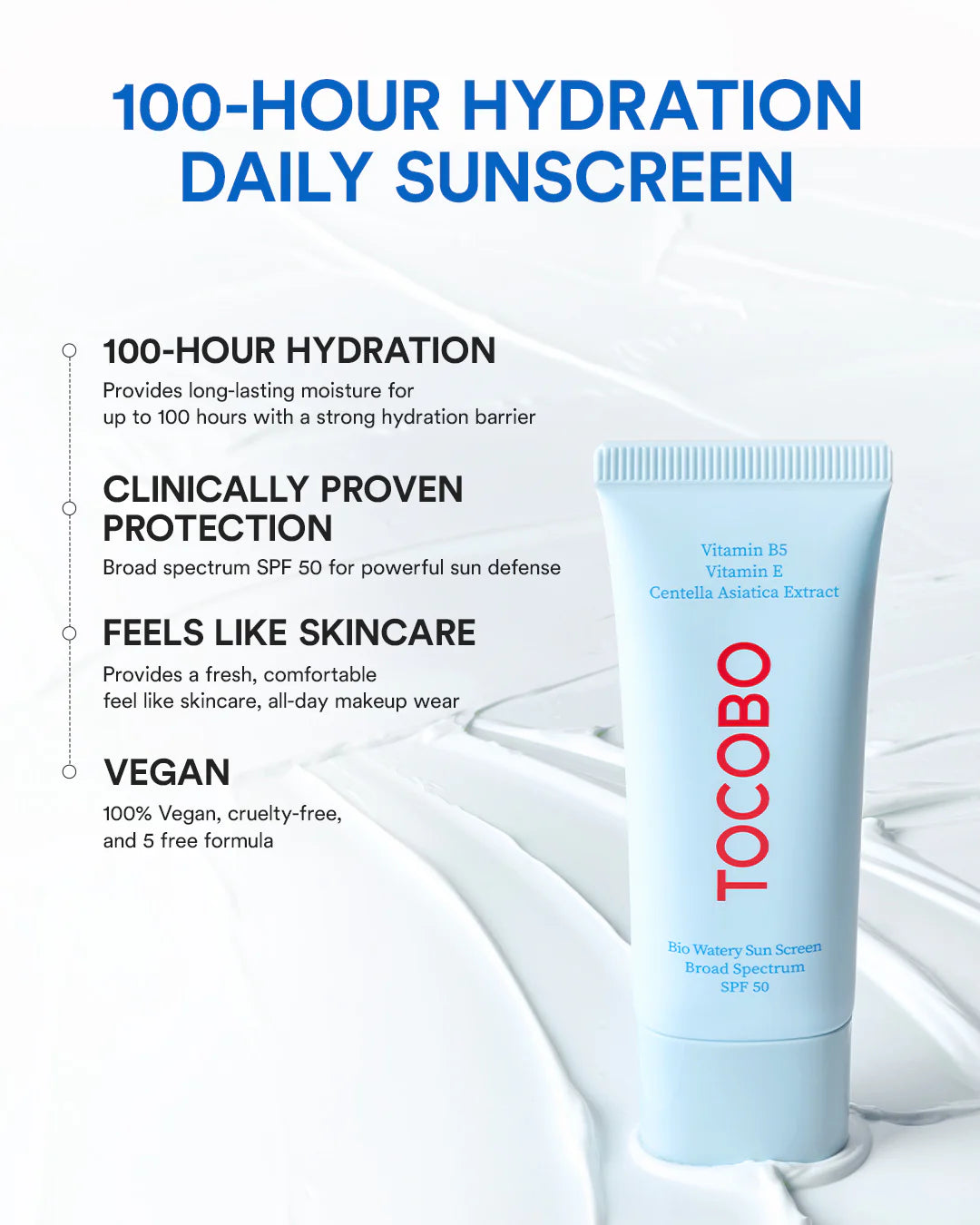 Tocobo Bio Watery Sun Cream Spf50+ Pa++++ 50ml Tocobo Bio water Sunscreen
