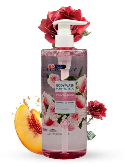 Yardlie Professional Bio Organic Body Wash Purifying Petal 500ml Deep Cleansing & Refreshing Shower Gel