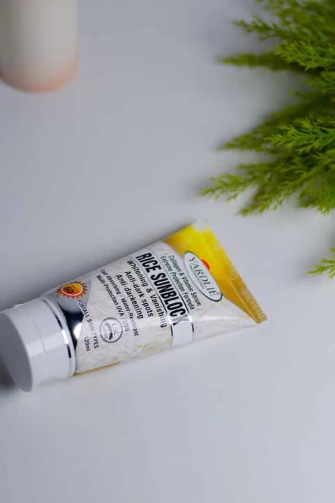 Yardlie Professional Sunblock Rice | Rice Sun Block 60 SPF 120ml