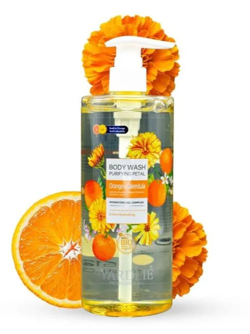 Yardlie Professional Bio Organic Body Wash Purifying Petal 500ml Deep Cleansing & Refreshing Shower Gel