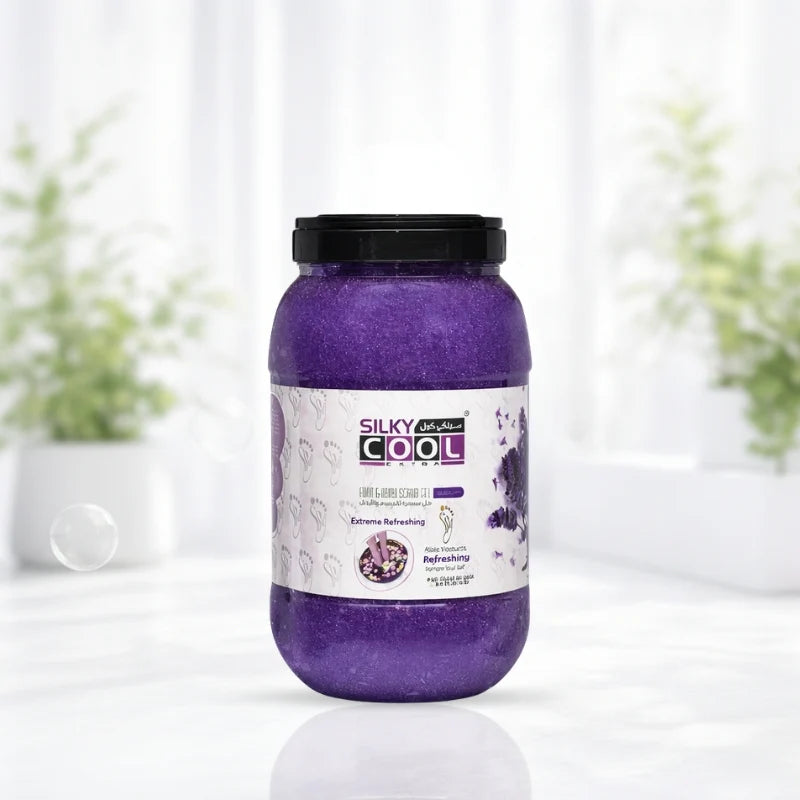 Silky Cool Foot & Body Scrub Gel (Lavendar)