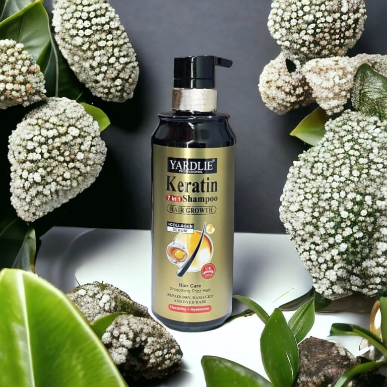 Yardlie Professional Keratin 7-in-1 Shampoo for Hair Growth – Smooth & Repair Damaged Hair