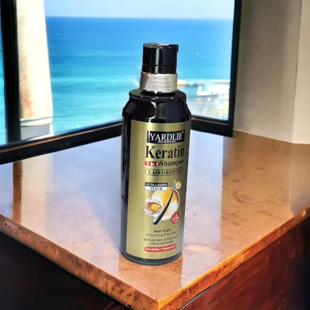 Yardlie Professional Keratin 7-in-1 Shampoo for Hair Growth – Smooth & Repair Damaged Hair